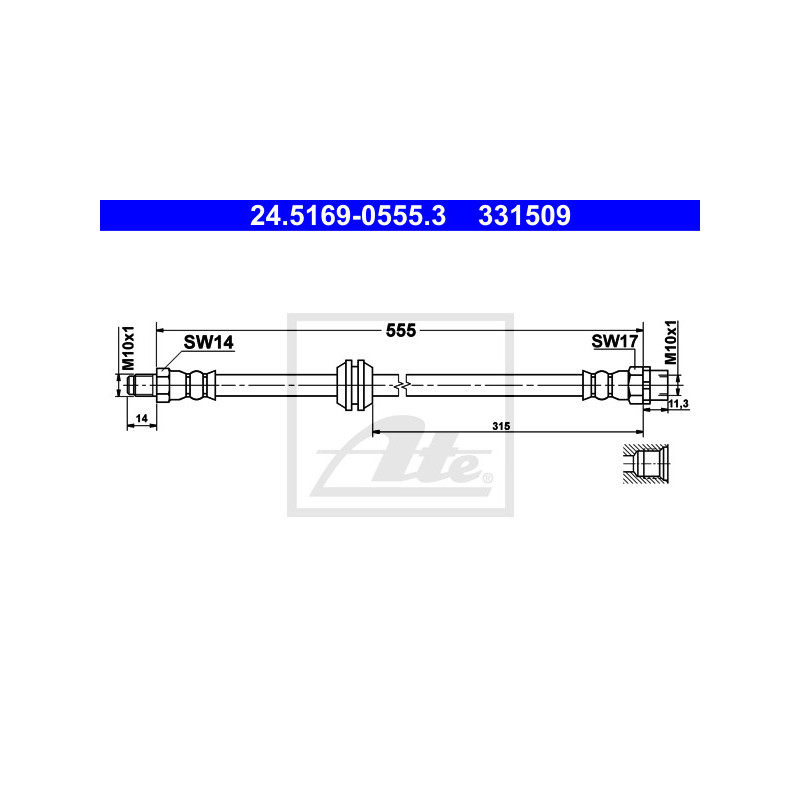 Flexible de frein ATE