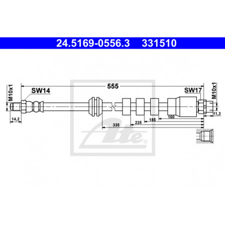 Flexible de frein ATE