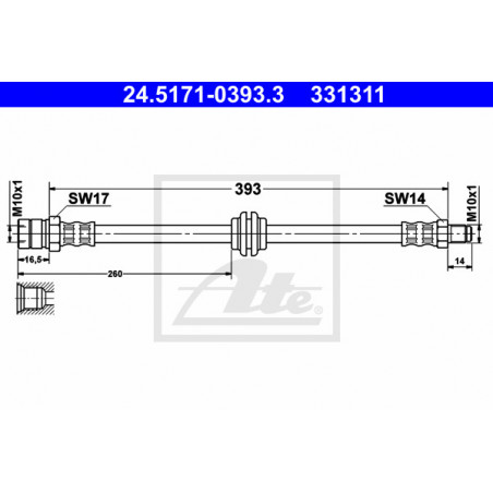 Flexible de frein ATE