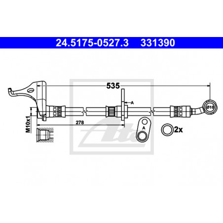 Flexible de frein ATE