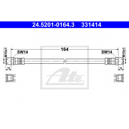 Flexible de frein ATE