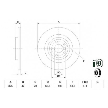 Disque de frein à l'unité...