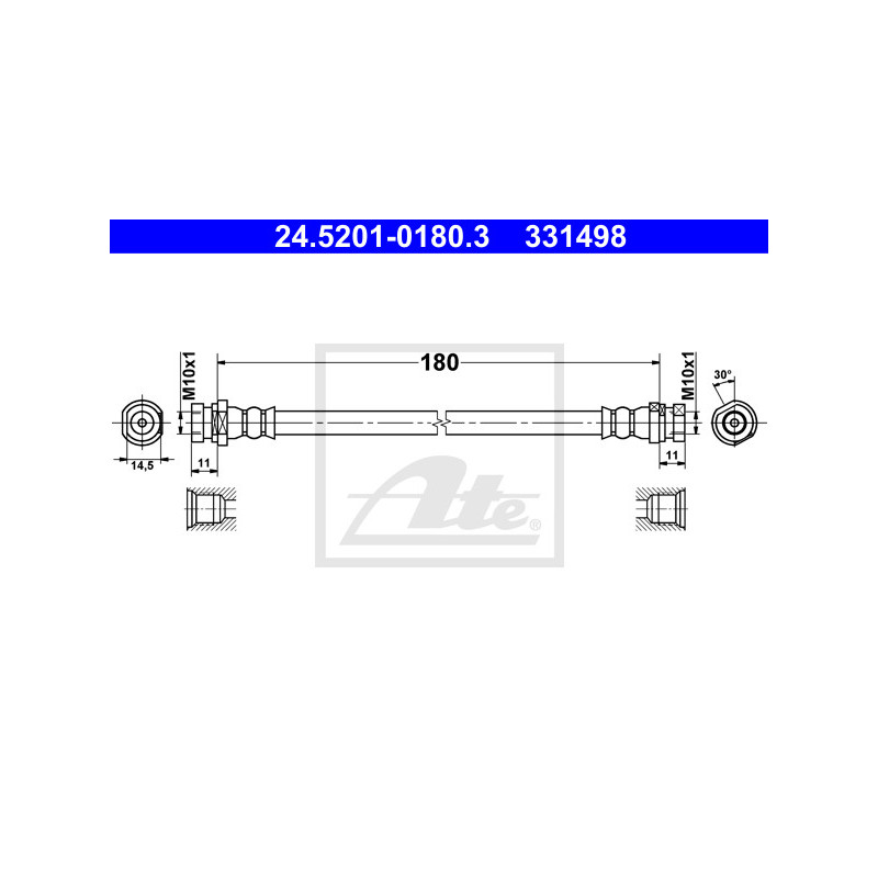 Flexible de frein ATE