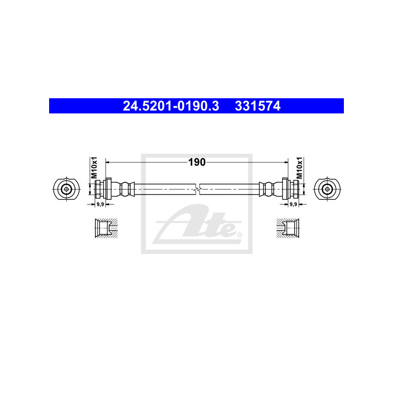 Flexible de frein ATE
