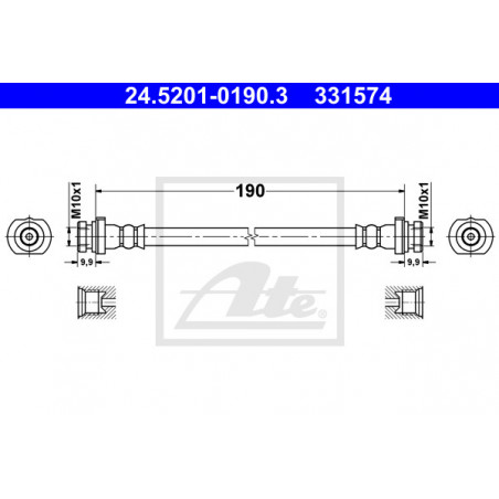 Flexible de frein ATE