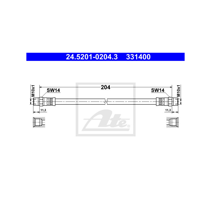 Flexible de frein ATE