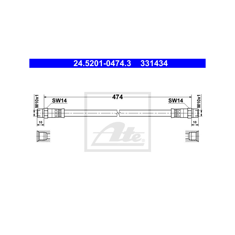 Flexible de frein ATE