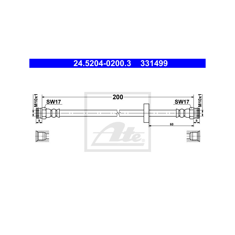Flexible de frein ATE