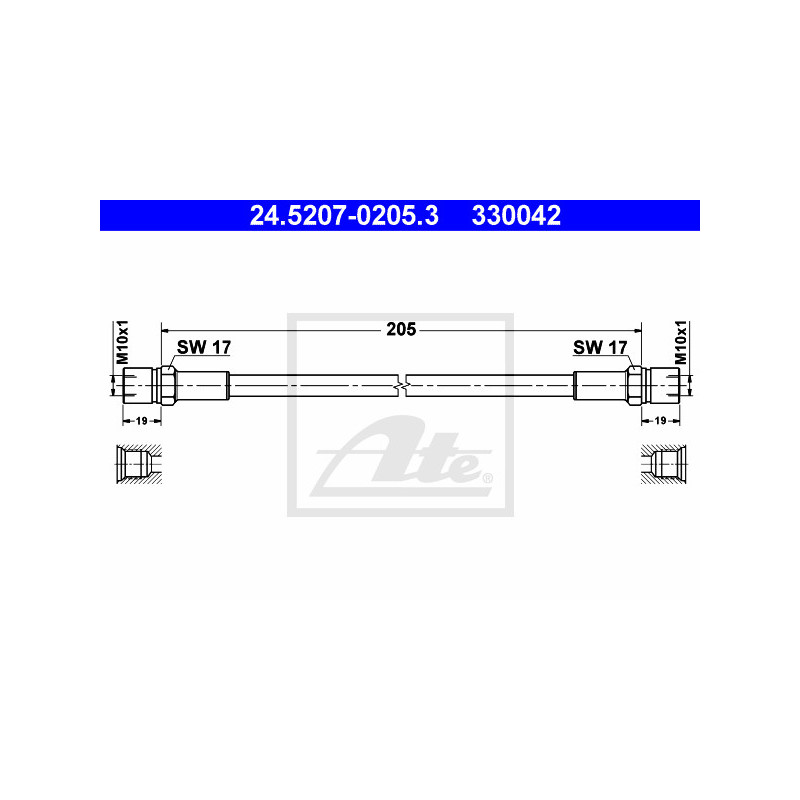 Flexible de frein ATE