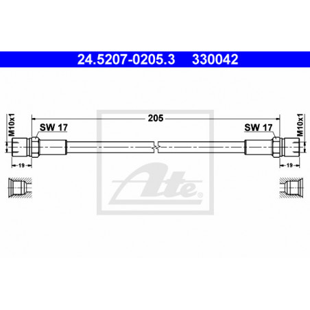 Flexible de frein ATE