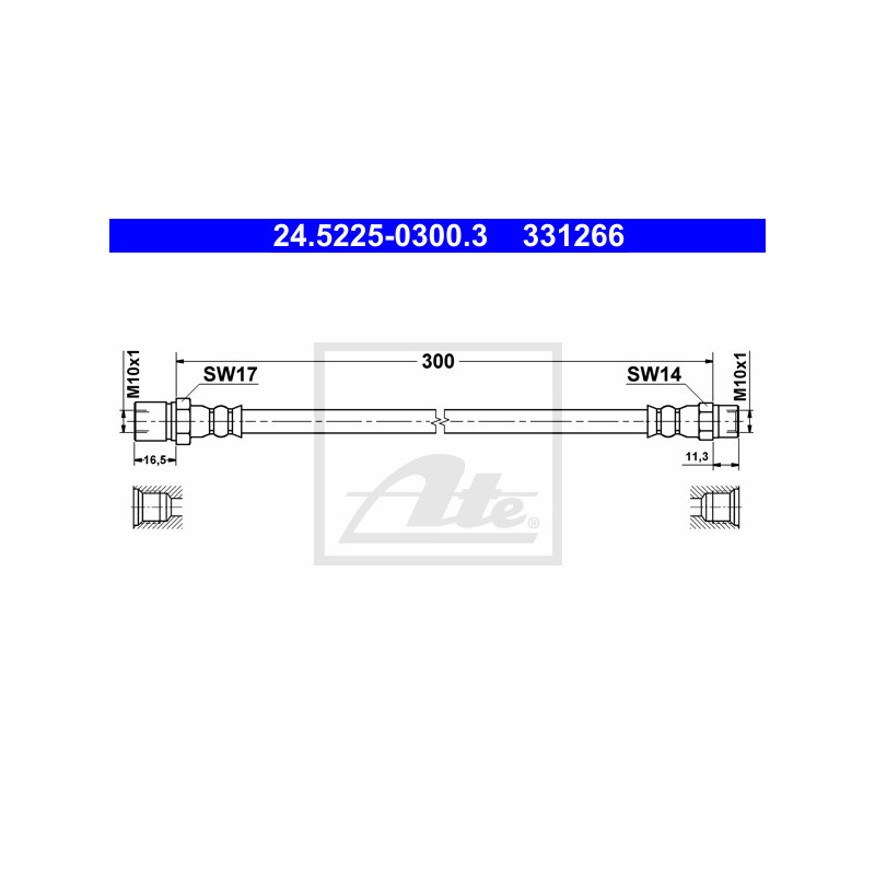 Flexible de frein ATE