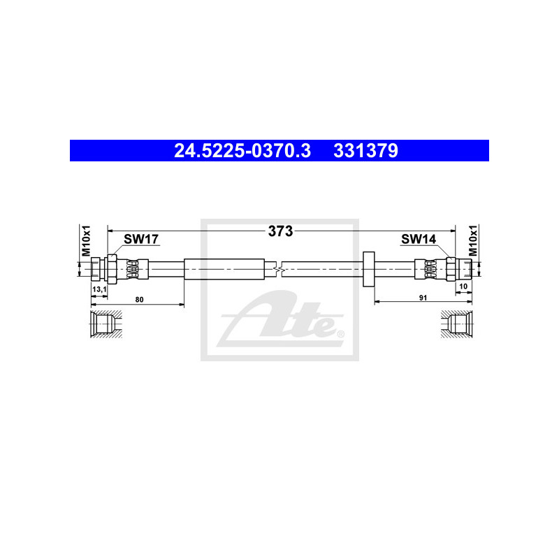 Flexible de frein ATE