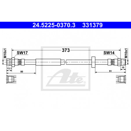 Flexible de frein ATE