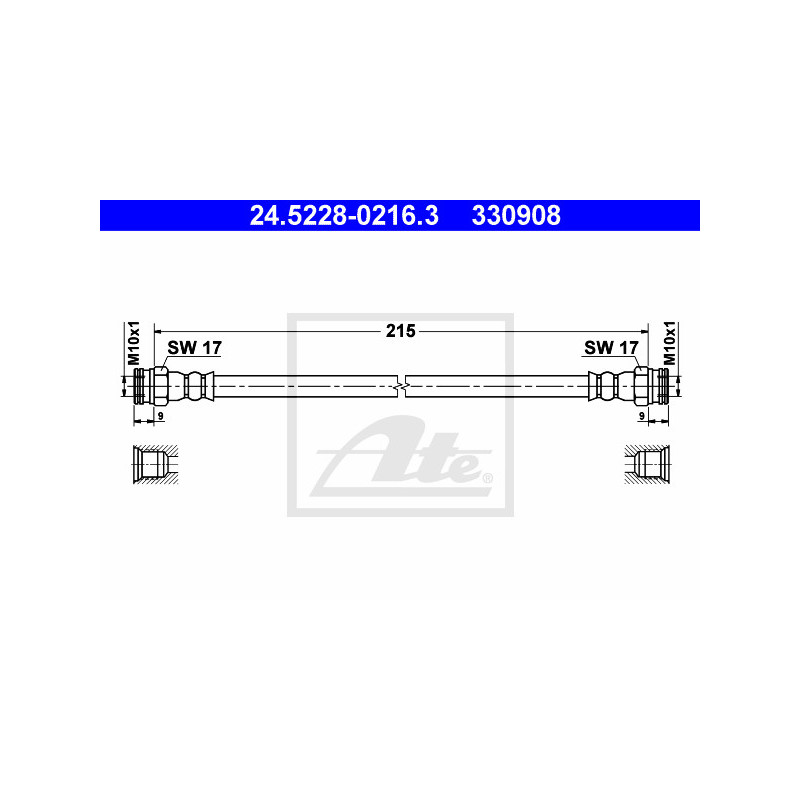 Flexible de frein ATE