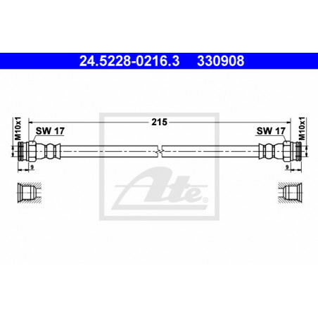 Flexible de frein ATE