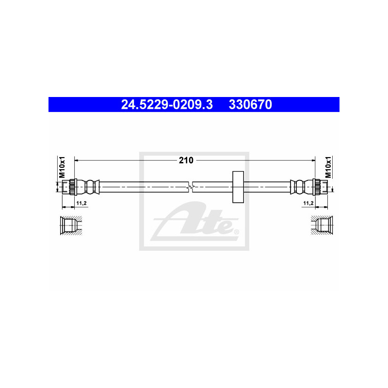 Flexible de frein ATE