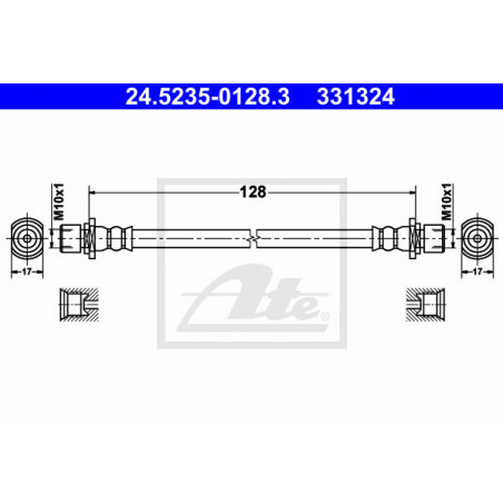 Flexible de frein ATE