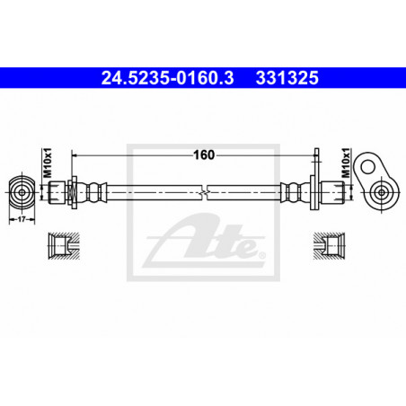Flexible de frein ATE