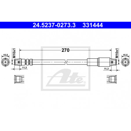 Flexible de frein ATE