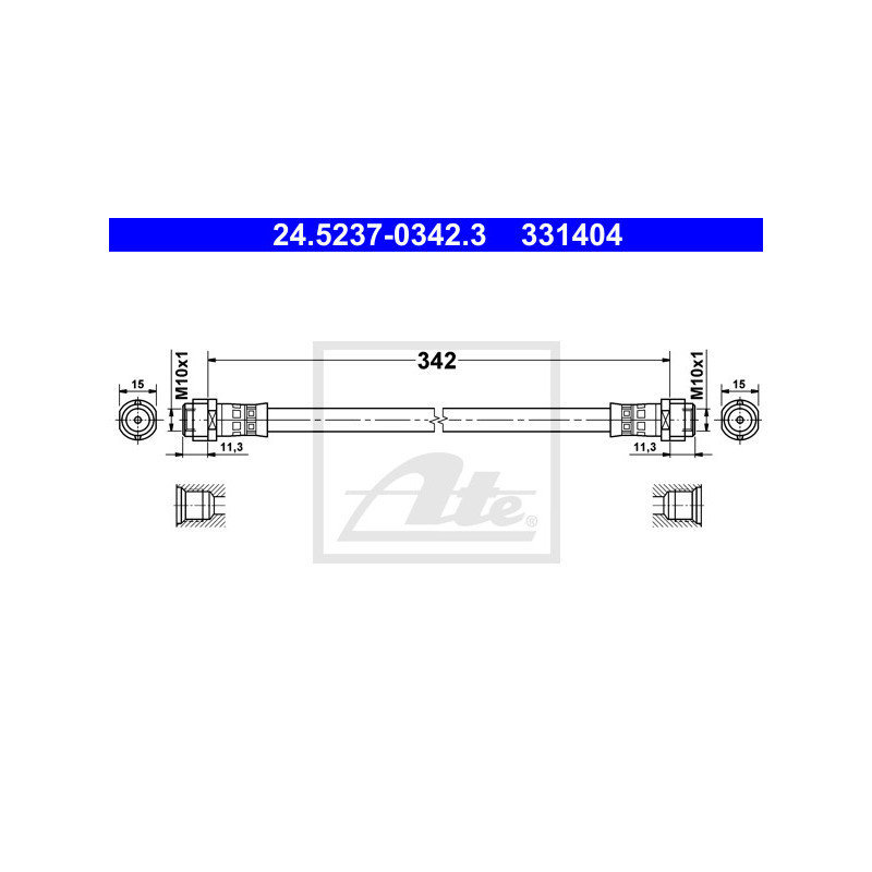 Flexible de frein ATE