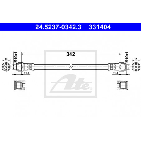 Flexible de frein ATE