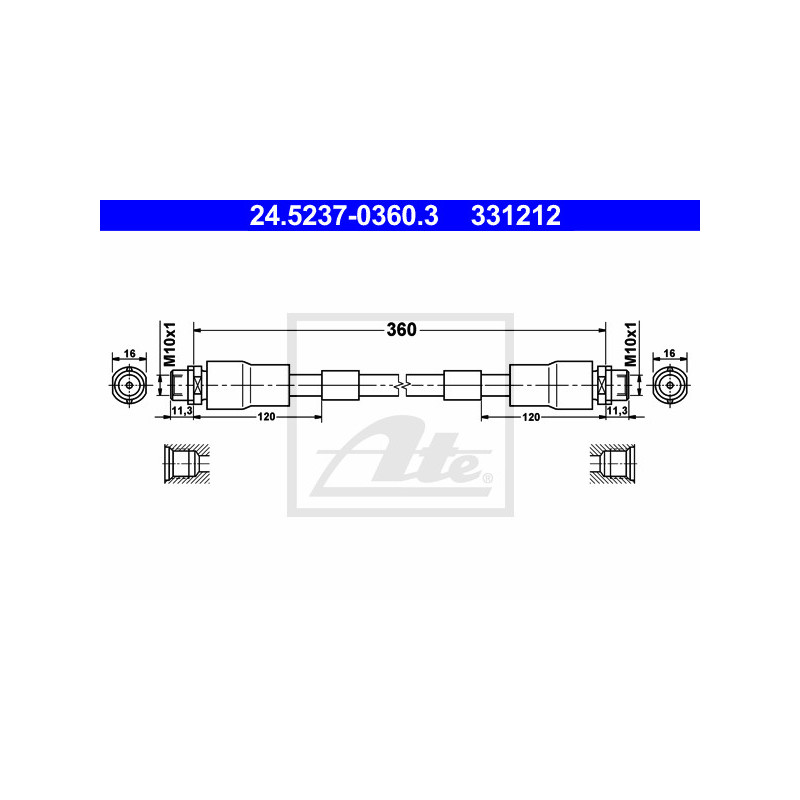 Flexible de frein ATE