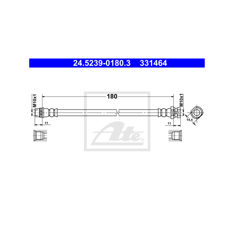 Flexible de frein ATE