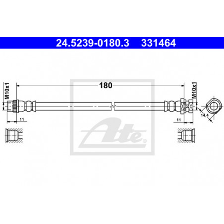 Flexible de frein ATE