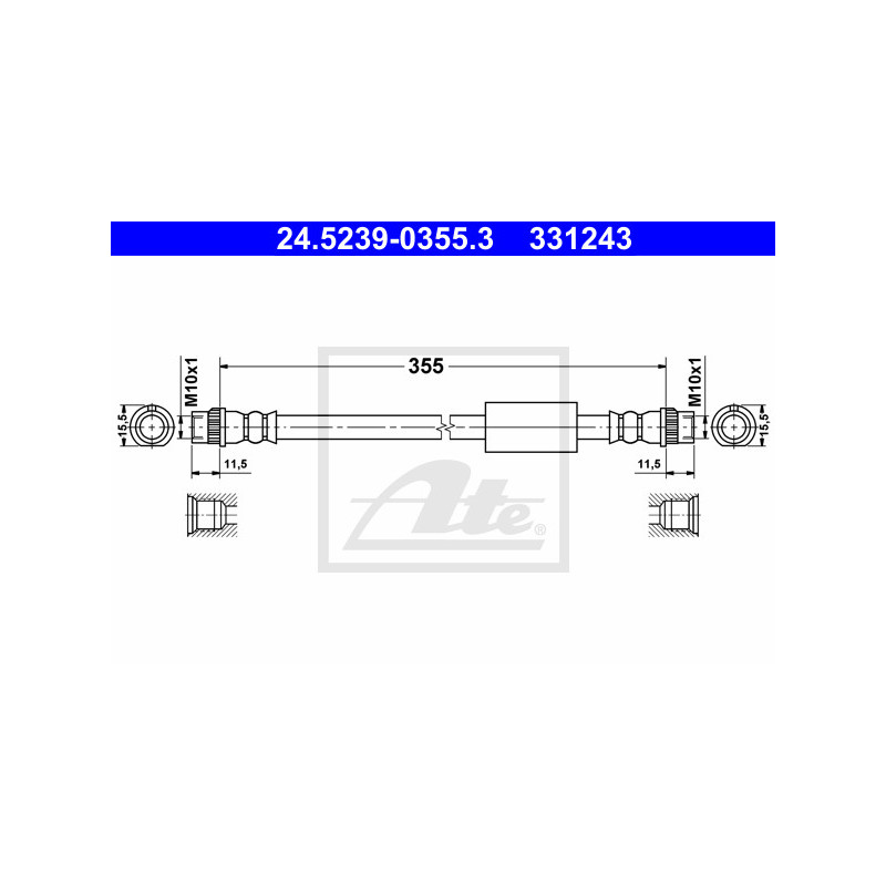 Flexible de frein ATE