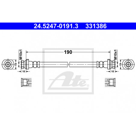 Flexible de frein ATE