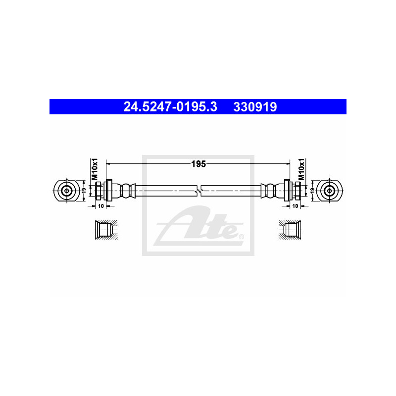 Flexible de frein ATE