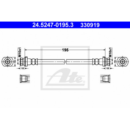 Flexible de frein ATE
