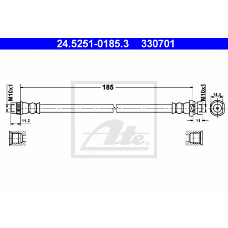 Flexible de frein ATE