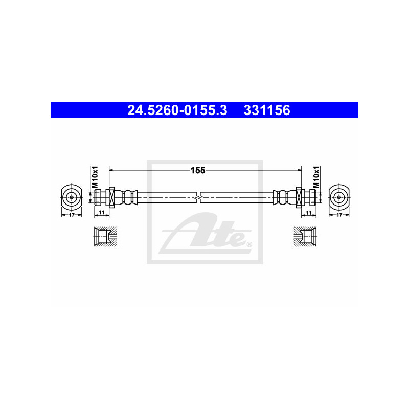 Flexible de frein ATE