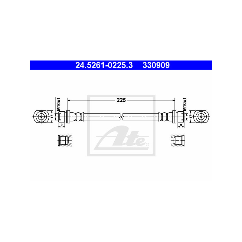 Flexible de frein ATE