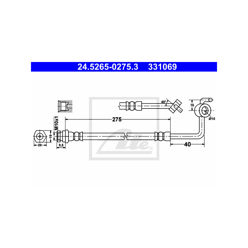 Flexible de frein ATE