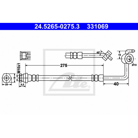 Flexible de frein ATE