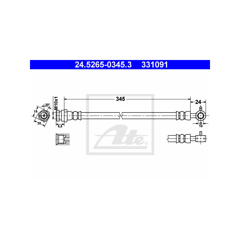 Flexible de frein ATE