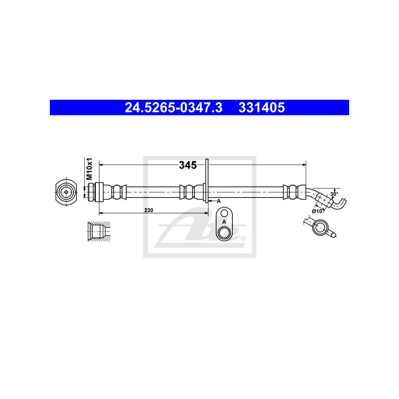 Flexible de frein ATE