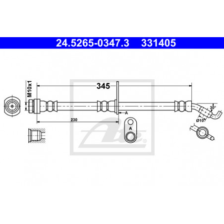 Flexible de frein ATE