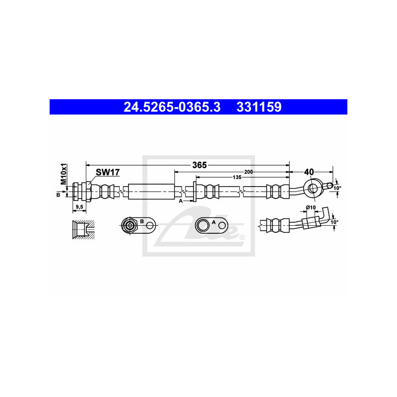 Flexible de frein ATE