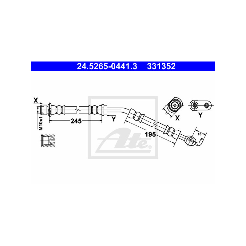 Flexible de frein ATE