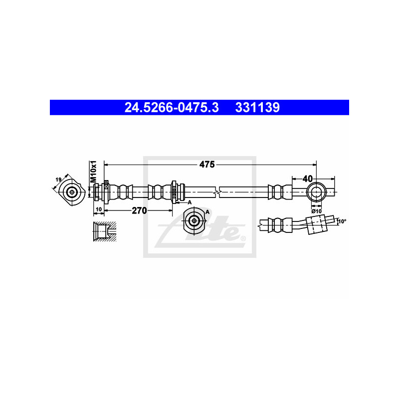 Flexible de frein ATE