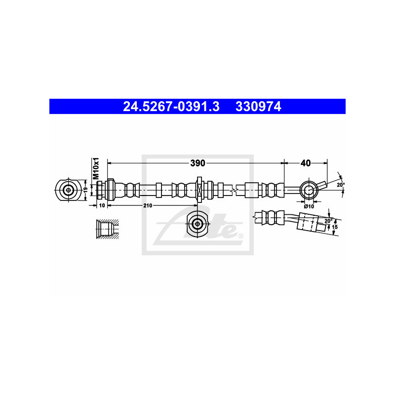 Flexible de frein ATE