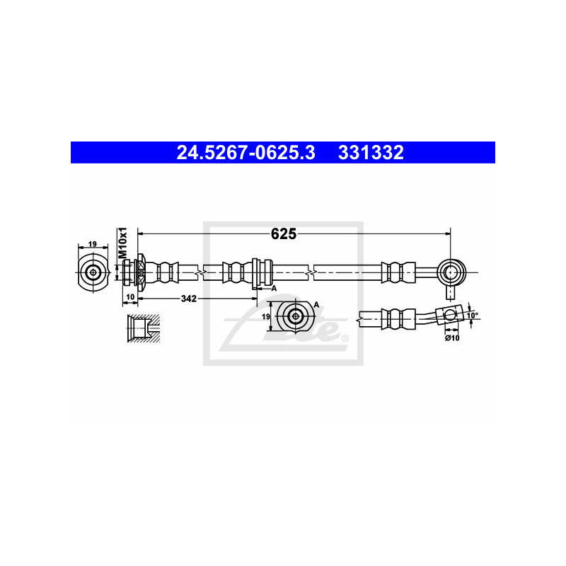 Flexible de frein ATE