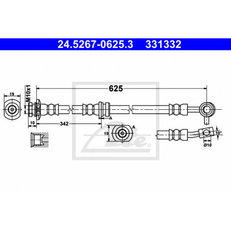 Flexible de frein ATE