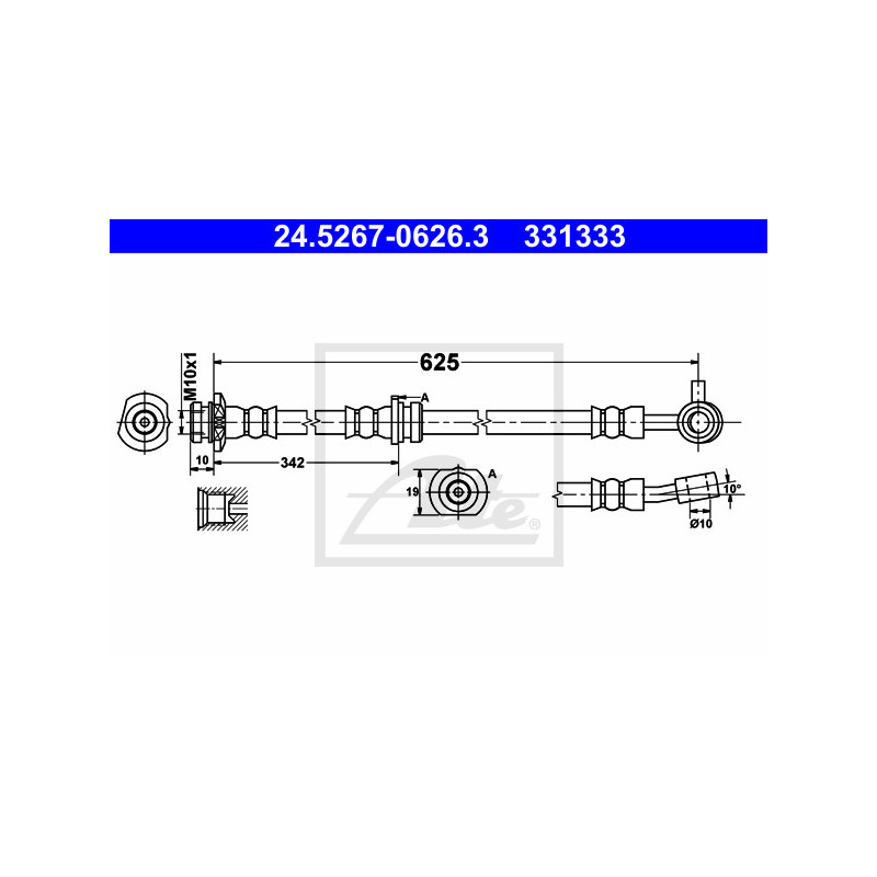 Flexible de frein ATE