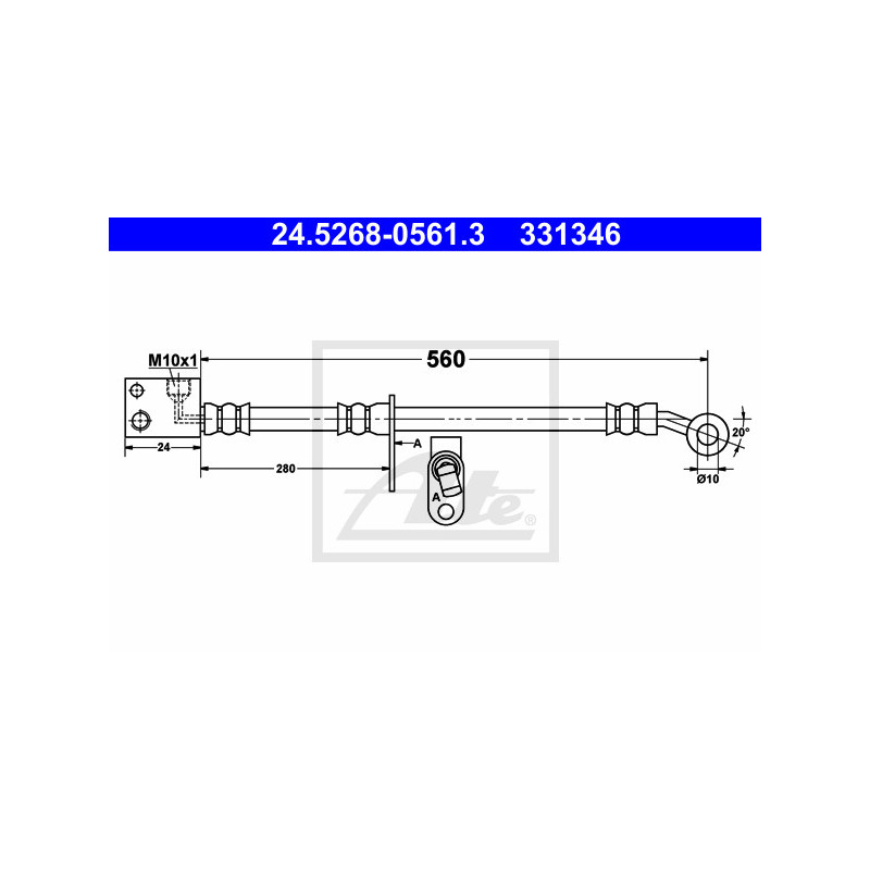 Flexible de frein ATE