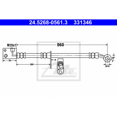 Flexible de frein ATE