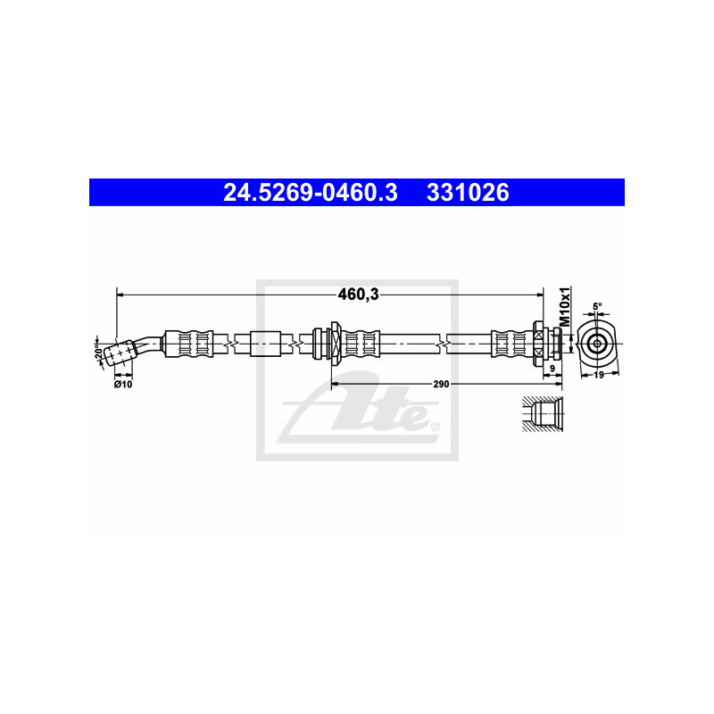 Flexible de frein ATE